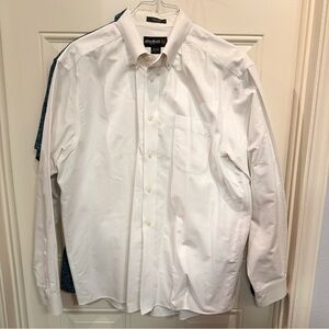 Eddie Bauer Men's Crisp White Dress Shirt